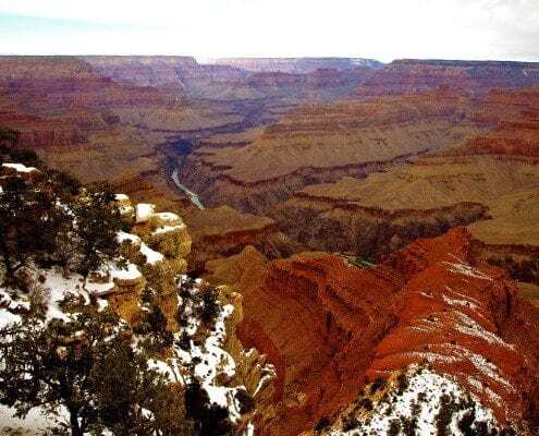 north rim winter closure