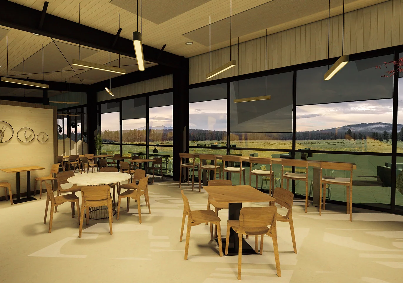 Backland Eco-resort dining