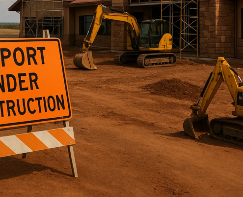 Grand Canyon Airport Construction
