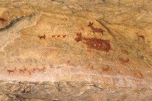 Pictographs, Bright Angel Trail Pictographs, Bright Angel Trail