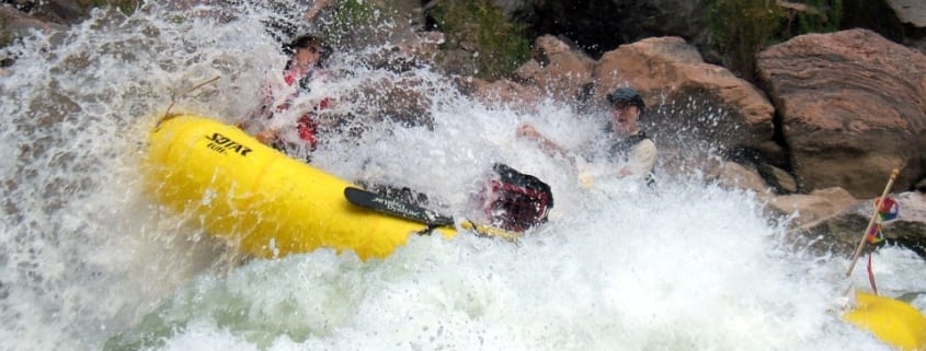 drinking and rafting grand canyon