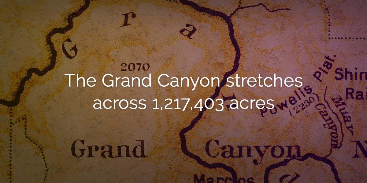 Grand Canyon Size
