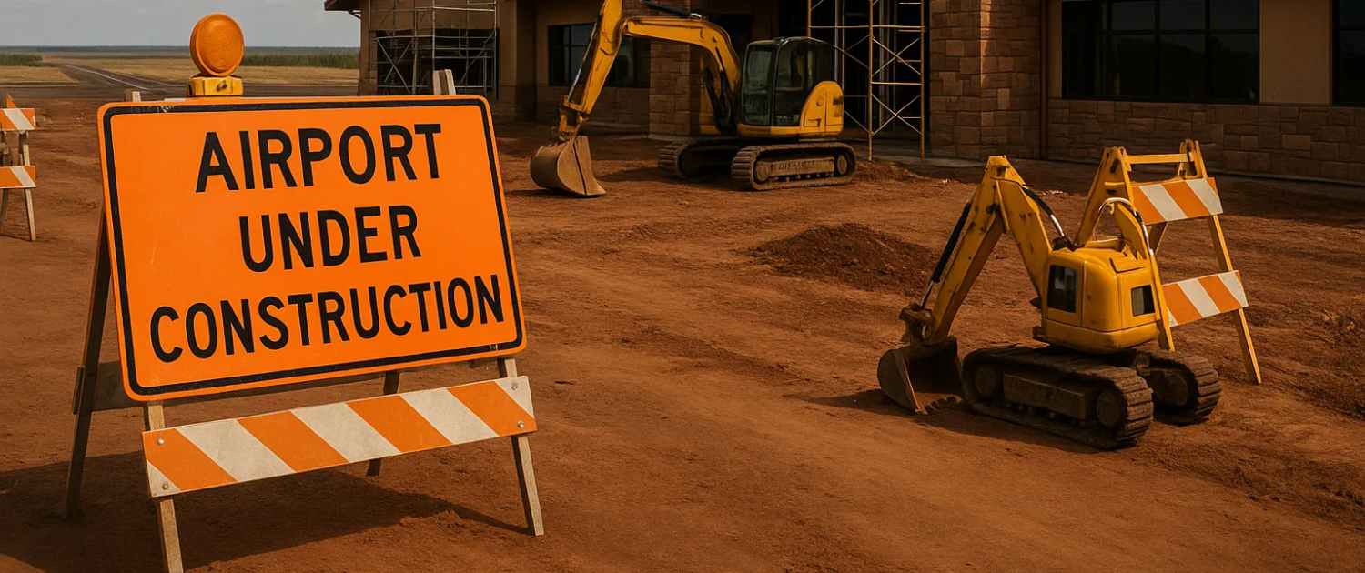 Grand Canyon Airport Construction