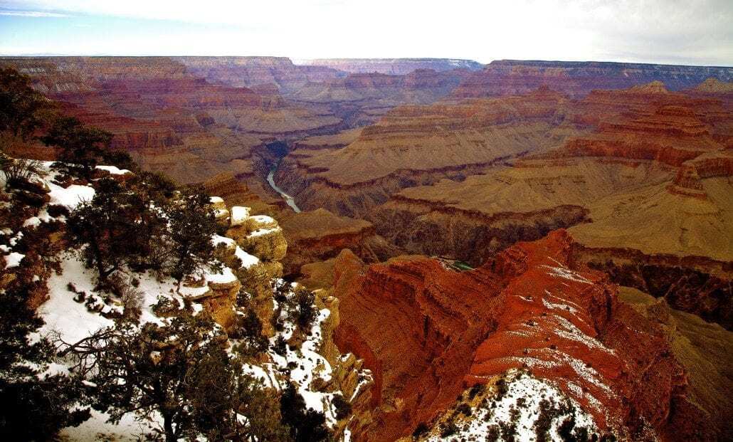 north rim winter closure