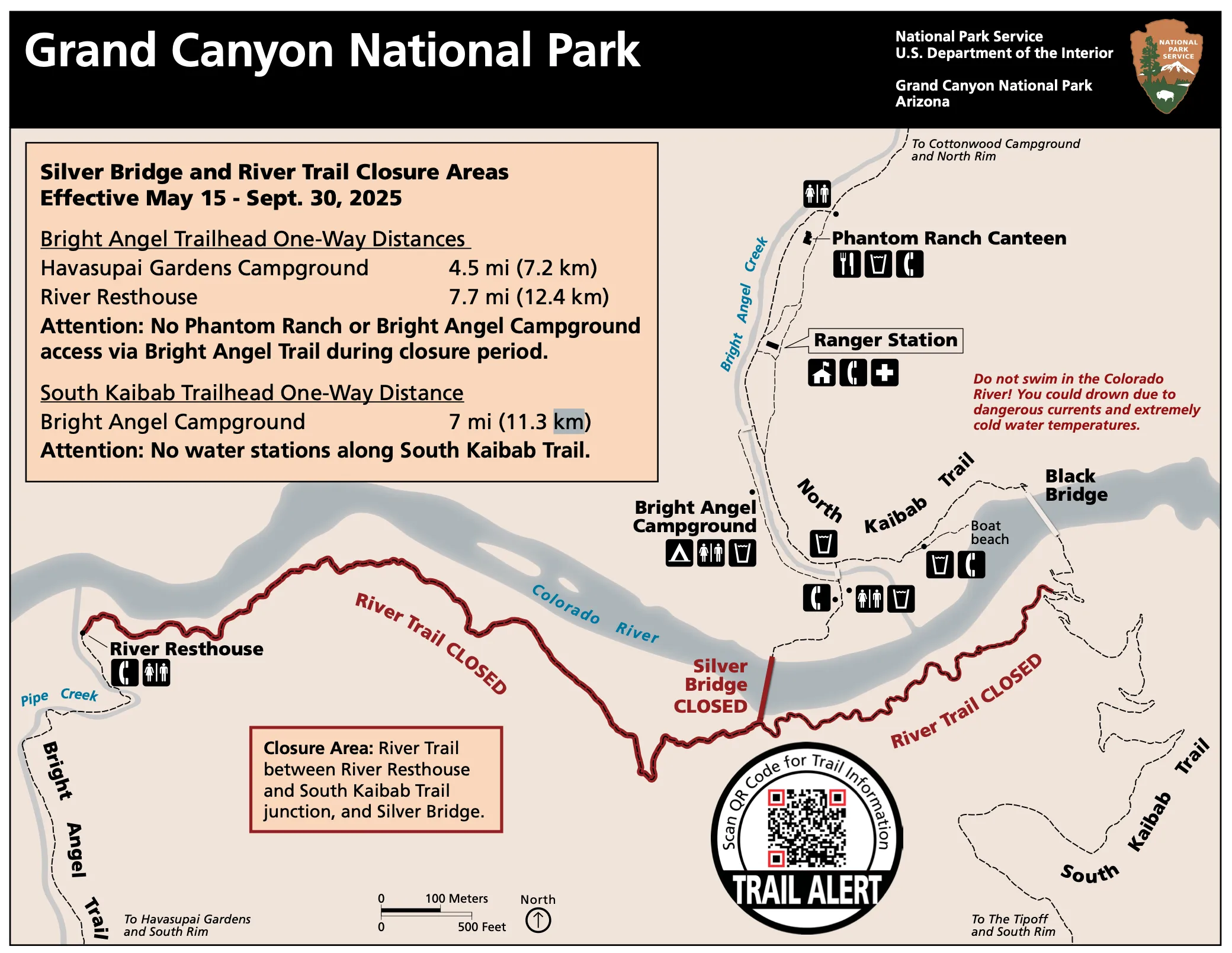 Grand Canyon Trail Closure
